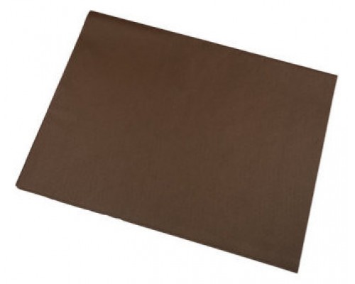 BOLSA 25 HOJAS + 1 HOJA GRATIS PAPEL SEDA-FSC-18G - 50 X 75 CM MARRON OSCURO SADIPAL S0718118 (Espera 4 dias)