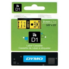 DYMO Cinta LM D1 9mmx7m Negro/amarillo