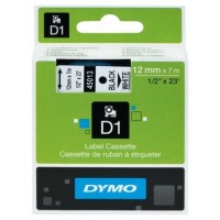 DYMO Cinta LM D1 24mmx7m Negro/blanco