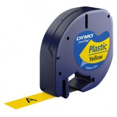 DYMO Cinta LT 12mmx4mt -Negro/Amarillo