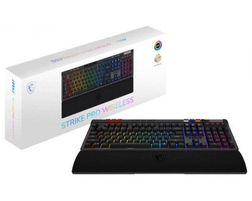 TECLADO MSI STRIKE PRO WIRELESS SILENT ES (Espera 4 dias)