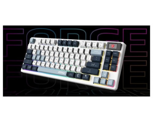 TECLADO MSI FORGE GK600 TKL W SKY ES (Espera 4 dias)