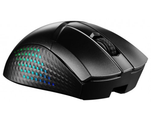 MSI CLUTCH GM51 LIGHTWEIGHT WIRELESS ratón Juego mano derecha RF Wireless + Bluetooth + USB Type-C Óptico 26000 DPI (Espera 4 dias)