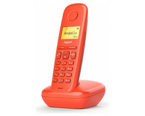 TELEFONO FIJO GIGASET A170 INALAMBRICO ROJO