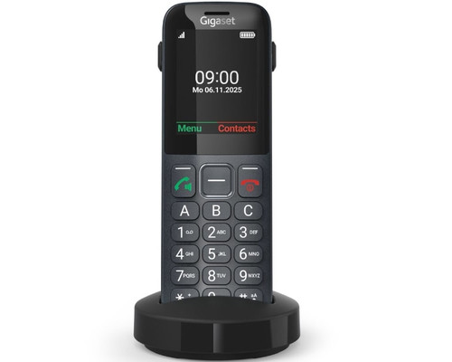 Gigaset Comfort 600 SIM 6,1 cm (2.4") 118 g Negro, Gris (Espera 4 dias)