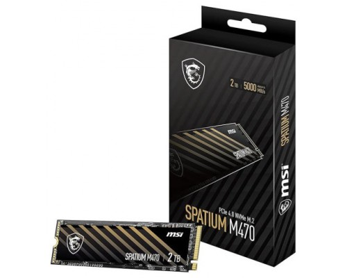 SSD MSI SPATIUM M470 Pro PCIe 4.0 NVMe M.2 2TB (Espera 4 dias)