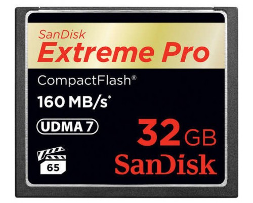 Sandisk 32GB Extreme Pro CF 160MB/s memoria flash CompactFlash (Espera 4 dias)