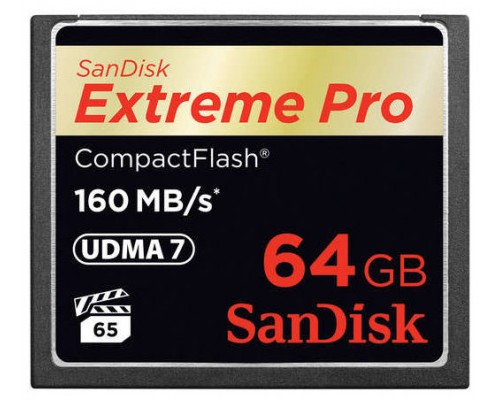 Sandisk 64GB Extreme Pro CF 160MB/s memoria flash CompactFlash (Espera 4 dias)