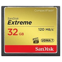 Sandisk 32GB Extreme memoria flash CompactFlash (Espera 4 dias)