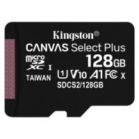 MICROSD KINGSTON 128GB CL10 UHS-l CANVAS SELECT PLUS (Espera 4 dias)