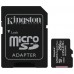 MEMORIA SD MICRO 256GB KINGSTON CLASE 10 + ADAPTADOR