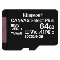 Kingston Tarjeta Micro SDHC 64GB Clase 10 100MB/s