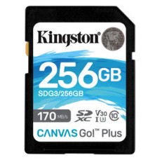 SECURE DIGITAL HC 256 GB CANVAS GO PLUS CLASE10 KINGSTON (Espera 4 dias)