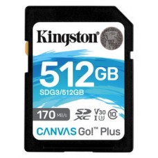 Kingston Technology Canvas Go! Plus memoria flash 512 GB SD Clase 10 UHS-I (Espera 4 dias)