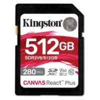 Kingston Technology Canvas React Plus 512 GB SDXC UHS-II Clase 10 (Espera 4 dias)