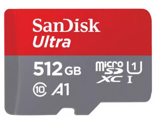 SanDisk Ultra 512 GB MicroSDXC UHS-I Clase 10 (Espera 4 dias)