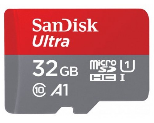 MICRO SD 32 GB 1 ADAP. CLASS 10 SANDISK (Espera 4 dias)