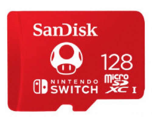 TARJETA MEMORIA MICRO SD 128GB SANDISK MICROSDXC UHS-I NINTENDO SWITCH (Espera 4 dias)