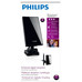 ANTENA TDT INTERIOR-EXTERIOR PHILIPS HDTV / UHF / VHF-1603 ANTENA TDT INTERIOR-EXTERIOR PHILIPS HDTV / UHF / VHF