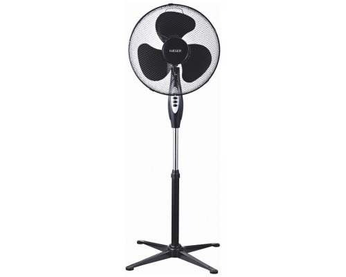 VENTILADOR DE PIE CROSS WIND NEGRO HAEGER (Espera 4 dias)