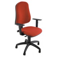 SILLA OPERATIVA VOLGA SIMPEL ROJA REPOSABRAZOS AJUSTABLES UNISIT SICP/BRF/ER (Espera 4 dias)