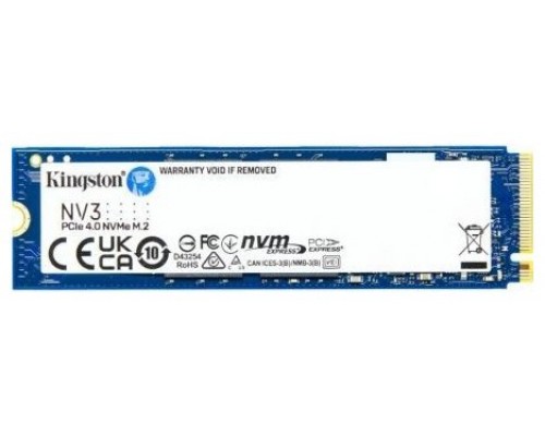 Kingston Technology NV3 4 TB M.2 PCI Express 4.0 NVMe 3D NAND (Espera 4 dias)