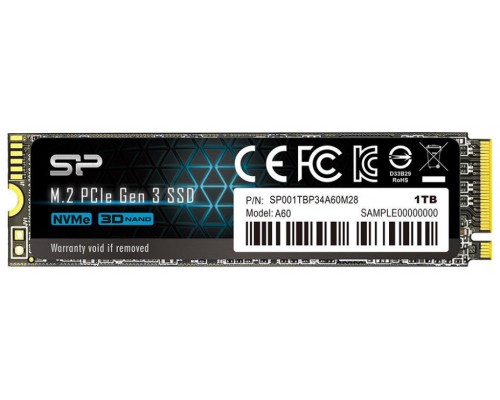 SP P34A60 1TB SSD M.2 PCIe Gen3x4 Nvme