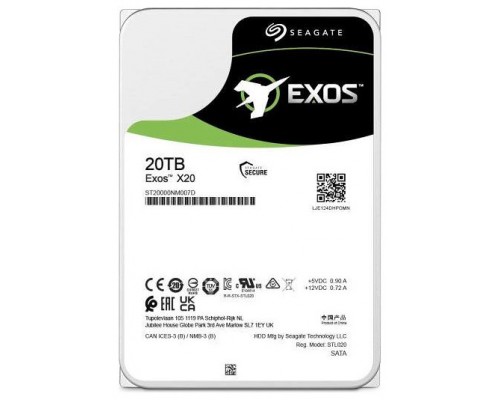 SEAGATE HDD EXOS X20 20TB