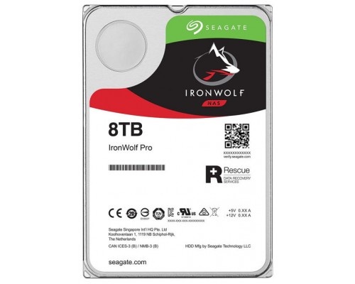 HDD SEAGATE NAS 3.5" 8TB 7200RPM 256MB SATA3 (Espera 4 dias)
