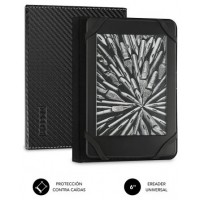 SUBBLIM Funda Libro Electrónico Clever Ebook Case 6" Black (Espera 4 dias)