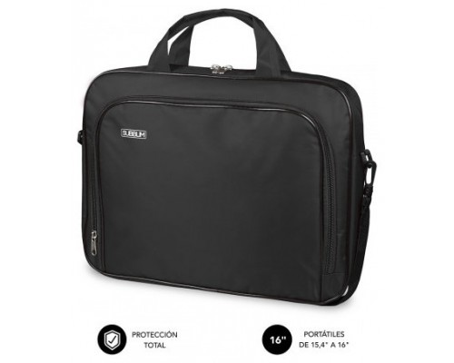 SUBBLIM Maletín Ordenador Oxford Laptop Bag 15,4-16" Black (Espera 4 dias)