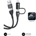 CABLE TOP 4 EN 1 60W USB-A/2xUSB-C/LIGHTNING 1 M NEGRO SUBBLIM (Espera 4 dias)-2181 CABLE TOP 4 EN 1 60W USB-A/2xUSB-C/LIGHTNING 1 M NEGRO SUBBLIM (Espera 4 dias)