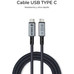 CABLE HIGH 240W USB-C/USB-C 4.0 8K 1.5 M NEGRO SUBBLIM (Espera 4 dias)-2184 CABLE HIGH 240W USB-C/USB-C 4.0 8K 1.5 M NEGRO SUBBLIM (Espera 4 dias)