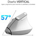 RATON SUBBLIM NATURE VERTICAL ERGO DUAL BATTERY WHITE-1423 RATON SUBBLIM NATURE VERTICAL ERGO DUAL BATTERY WHITE