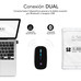 RATON SUBBLIM LED DUAL FLAT RGB BLACK BLUETOOHT BATERIA RECARGABLE-1422 RATON SUBBLIM LED DUAL FLAT RGB BLACK BLUETOOHT BATERIA RECARGABLE