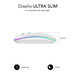 RATÓN ÓPTICO INALÁMBRICO 2.4G Y BT RGB LED DUAL FLAT MOUSE WHITE (Espera 4 dias)-1052 RATÓN ÓPTICO INALÁMBRICO 2.4G Y BT RGB LED DUAL FLAT MOUSE WHITE (Espera 4 dias)