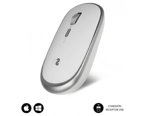 RATÓN ÓPTICO INALÁMBRICO WIRELESS MINI MOUSE SILVER (Espera 4 dias)