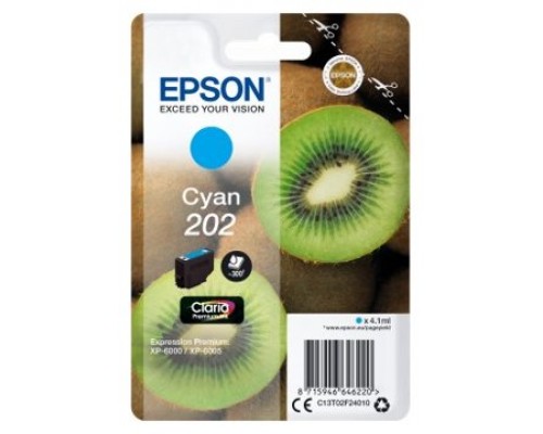 TINTA EPSON 202 ORI CIAN C13T02F24010