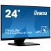 MONITOR IIYAMA 24"(T2454MSC-B1AG) NEGRO  (SIN BORDE) PCAP 10-POINTS TACTIL, ANTI GLARE COATING, 1920 X 1080, IPS-PANEL, SLIM BEZEL, SPEAKERS, VGA, HDMI, HEIGHT ADJUST., 250 CD/M², USB 3.0-HUB (2XOUT), 1000:1 , 5MS, USB TOUCH INTERFACE (Espera 4 