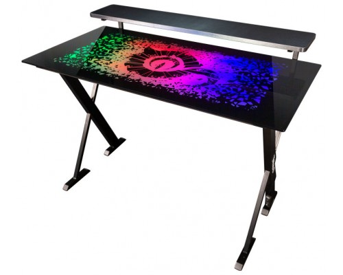 TALIUS MESA GAMING WARSHIP X1 CRISTAL TEMPLADO RGB