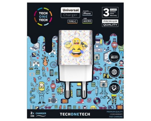 PENDRIVE TECH1TECH-CAR EMOJITECH SMILE