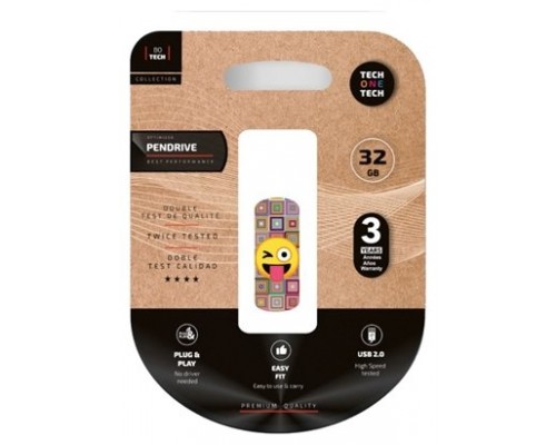 PENDRIVE TECH1TECH-EMOJI GUINO 32GB