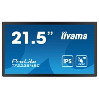 MONITOR IIYAMA 22" TACTIL (TF2238MSC-B1) 1920X1080/ 600CD /1000:1 / HDMI/ DP /2 X USB/ 5MS/ MM / USO HORIZ-VERTI-BOCA ARRIBA / VESA 100X100 /NEGRO (Espera 4 dias)