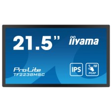MONITOR IIYAMA 22" TACTIL (TF2238MSC-B1) 1920X1080/ 600CD /1000:1 / HDMI/ DP /2 X USB/ 5MS/ MM / USO HORIZ-VERTI-BOCA ARRIBA / VESA 100X100 /NEGRO (Espera 4 dias)