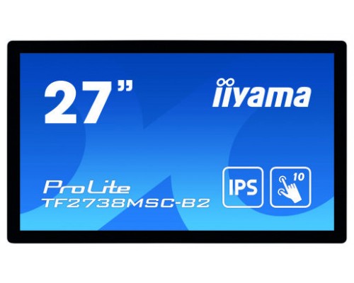 iiyama ProLite TF2738MSC-B2 monitor pantalla táctil 68,6 cm (27") 1920 x 1080 Pixeles Multi-touch Multi-usuario Negro (Espera 4 dias)