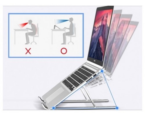 BASE REFRIGERACION ERGONOMICA DE ALUMINIO PLEGABLE