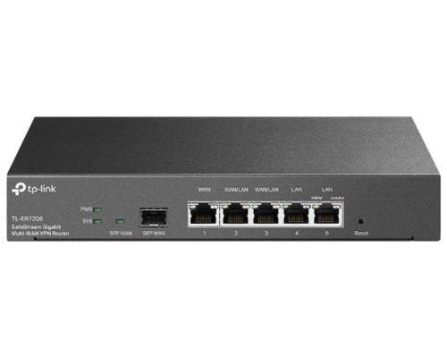 ROUTER VPN TP-LINK ER7206 4P WAN GIGA + 5P LAN GIGA 100 CONEXIONES VPN IPSEC 50 CONEXIONES (Espera 4 dias)