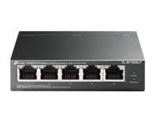 TP-LINK 5-Port 10/100 Mbps Desktop Switch with 4-Port PoE