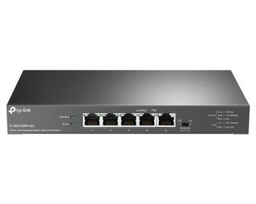 SWITCH NO GESTIONABLE TP-LINK TL-SG105PP-M2 5P 2.5G