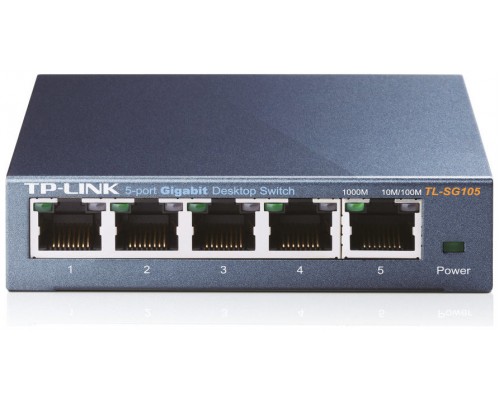 TPLINK - Switch 5P 10/100/1000 Mbps TL-SG105 RJ45 -